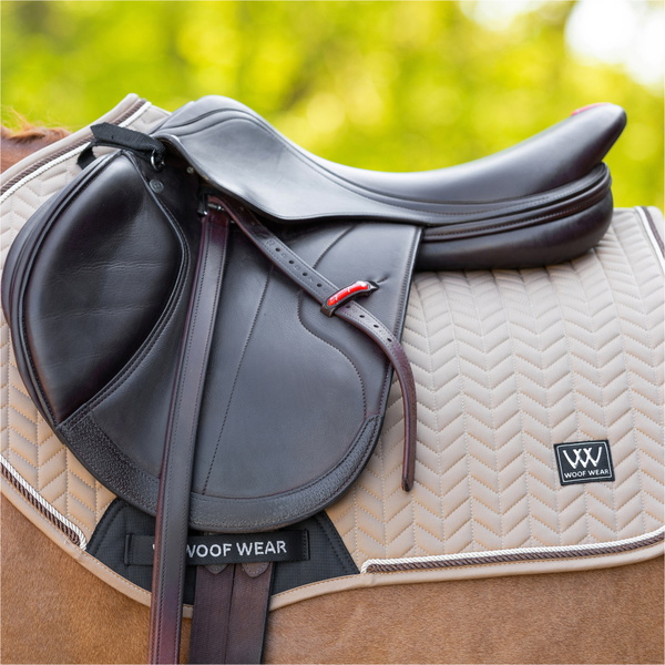 2025 Woof Wear Herringbone Close Contact Saddle Pad WS0044-CARA - Caramel